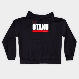 Otaku 100% – Red + White Kids Hoodie